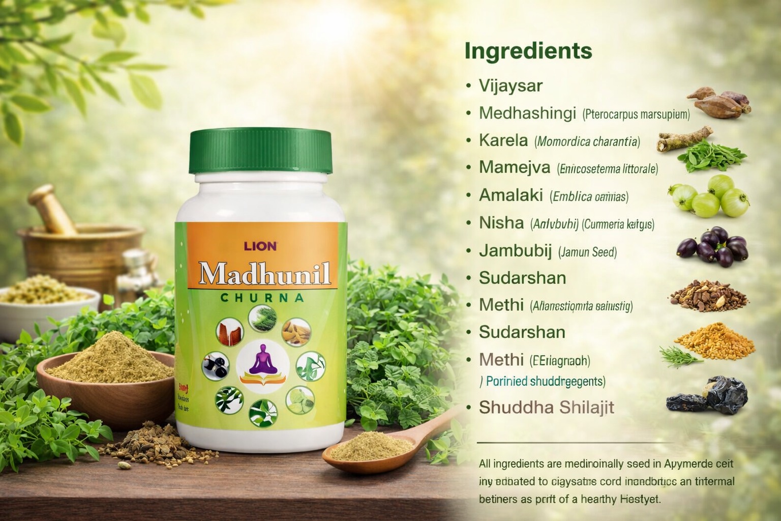 Madhunil Churna (Powder) 100g - Image 3