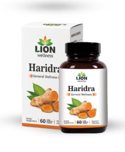 Lion Wellness Haridra (Turmeric) Extract Tablets | Ayurvedic Herbal Supplement for Daily Wellness, Immunity & Vitality , 60 TAB
