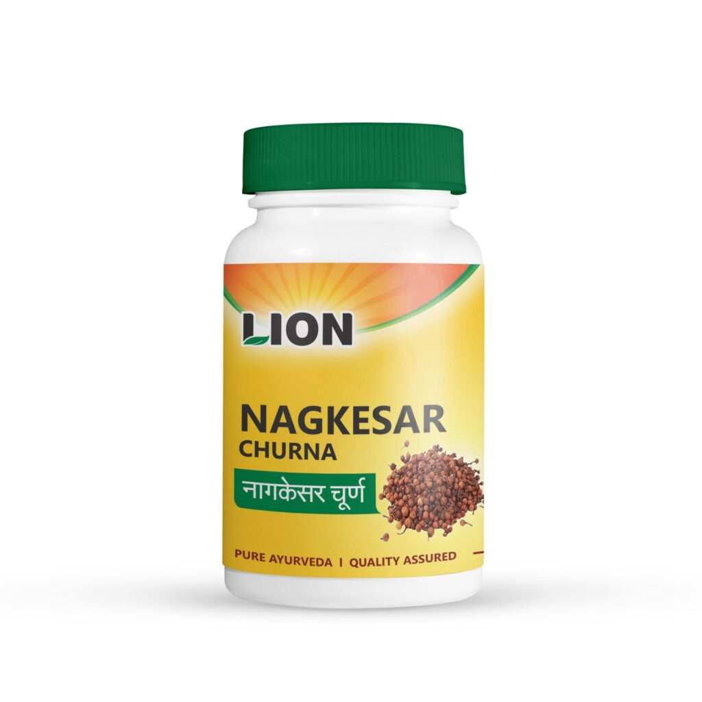 Navsagar Powder Nagkesar Churna,80 gm – LION BRAND | Online Ayurvedic Medicine Store