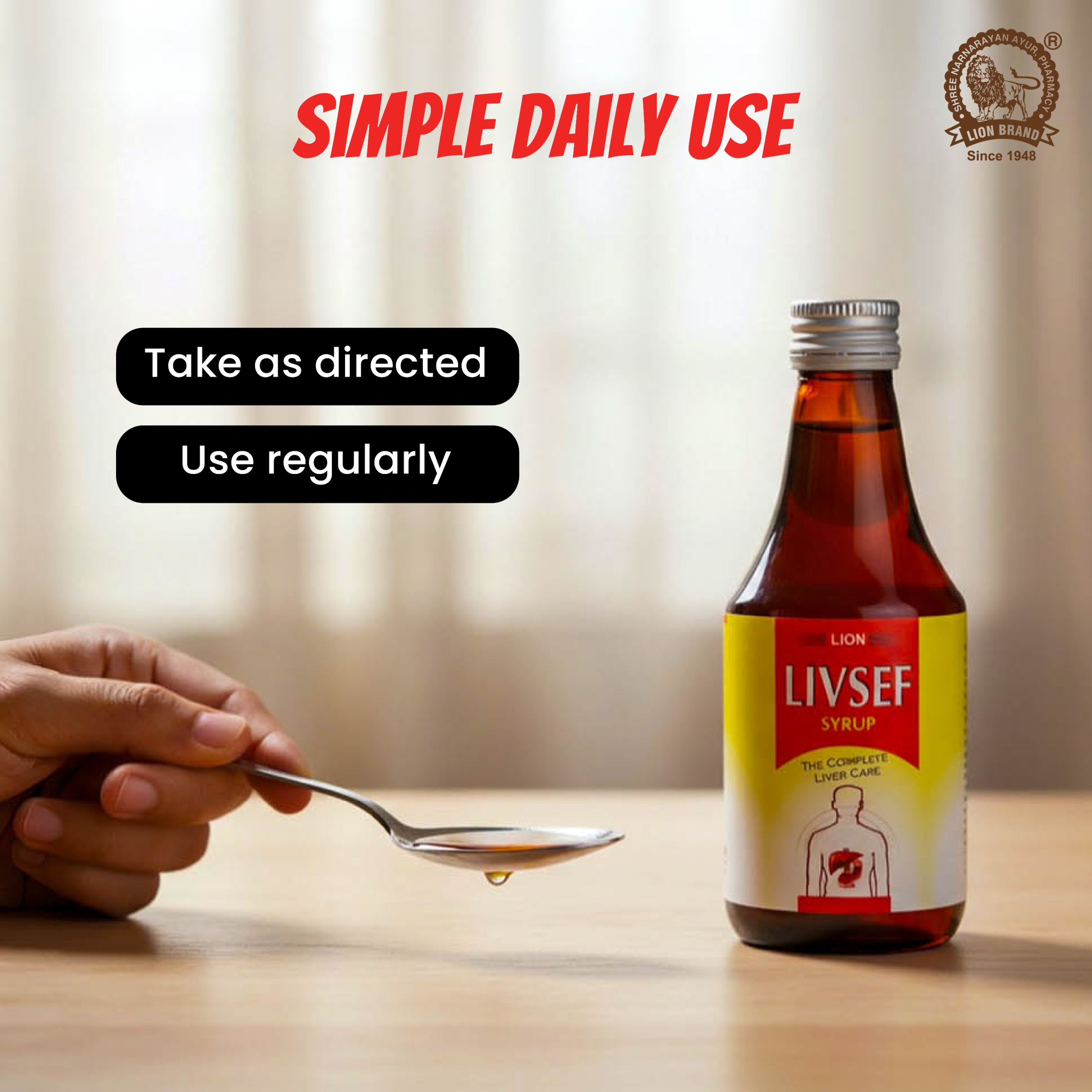 Livsef Syrup,200ml - Image 3