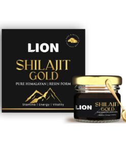 Lion Brand Shilajit Gold Resin, 20g | With Ashwagandha, Safed Musli, Gokshura, Kaunch & Swarna Bhasma | Boosts Stamina & Strength