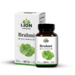 Lion Wellness Brahmi Extract Tablets | Ayurvedic Herbal Supplement for Brain Health, Memory & Mental Clarity | 60 Tablets.