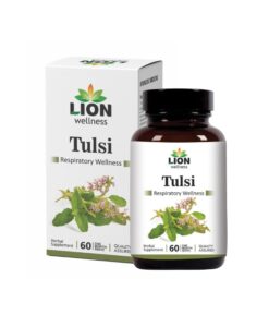 Lion Wellness Tulsi Extract Tablets | Ayurvedic Herbal Supplement, Supports Daily Wellness, Pure Tulsi Formulation | 60 Tablets.