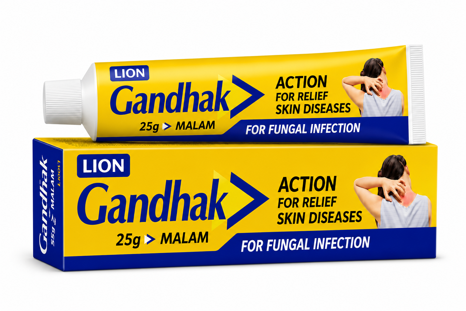 Lion Gandhak malam 25gm